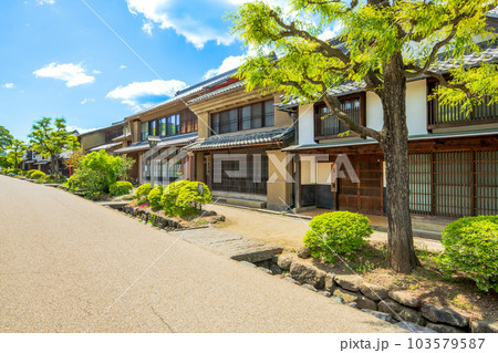 長野県 東御市 北国街道 海野宿の町並み 長野県 東御市 北国街道 海野宿の町並み 103579587