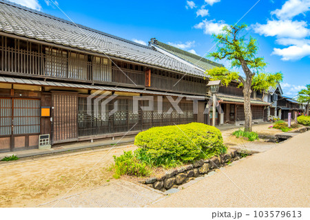 長野県 東御市 北国街道 海野宿の町並み 長野県 東御市 北国街道 海野宿の町並み 103579613