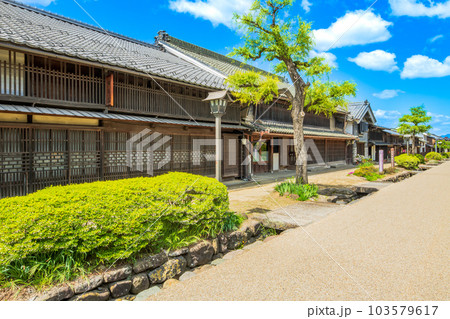 長野県 東御市 北国街道 海野宿の町並み 長野県 東御市 北国街道 海野宿の町並み 103579617