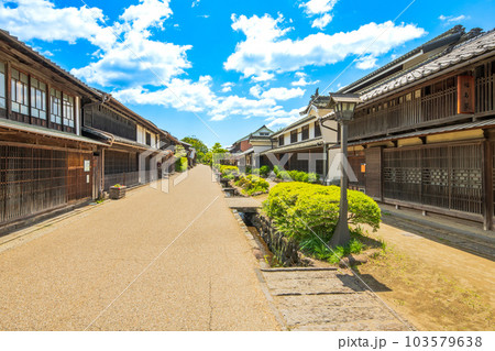 長野県　東御市　北国街道　海野宿の町並み 103579638