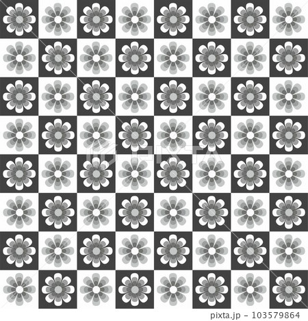Flower seamless pattern. Vector illustration. 103579864