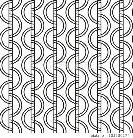 Openwork seamless pattern with curls. Openwork seamless pattern with curls. 103580174