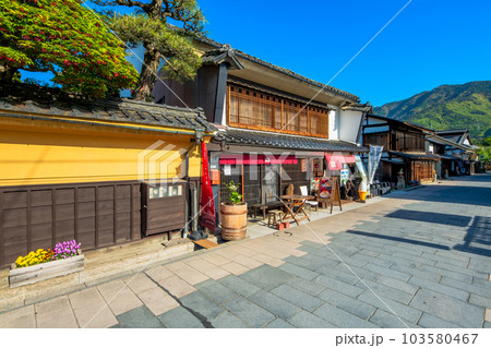 長野県 上田市 北国街道 上田宿の町並み 長野県 上田市 北国街道 上田宿の町並み 103580467