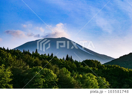 風景写真 火山 岩手山  空写真 岩手山 | ｜写真企画 －東北の航空写真撮影・空撮ﾚﾝﾀﾙ・東日本大震災