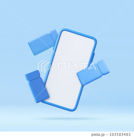3D Render Smartphone mockup 103583483
