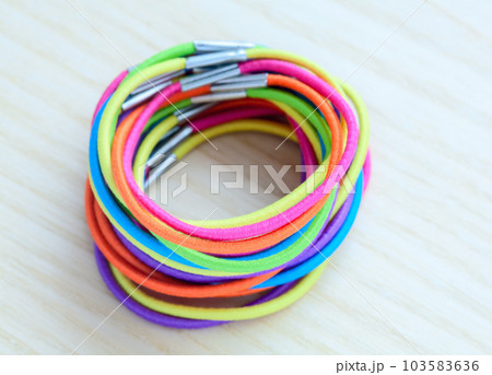 Colored rubber bands Colored rubber bands 103583636