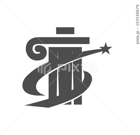 law logo template. Icon Illustration Brand Identity. Isolated and flat illustration. Vector graphic 103588679