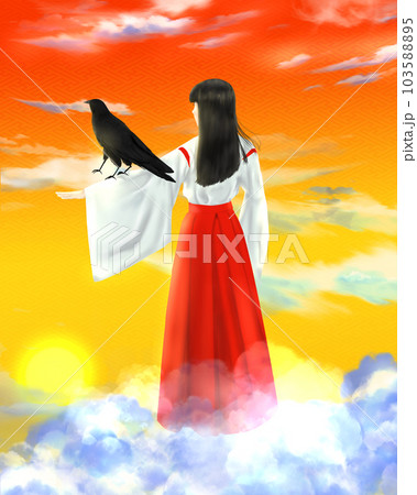 アマテラスとヤタガラス アマテラスとヤタガラス 103588895