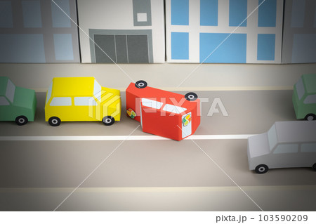 ペーパークラフト イメージ 高齢ドライバー ペーパークラフト イメージ 高齢ドライバー 103590209