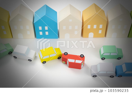 ペーパークラフト　イメージ　高齢ドライバー 103590235