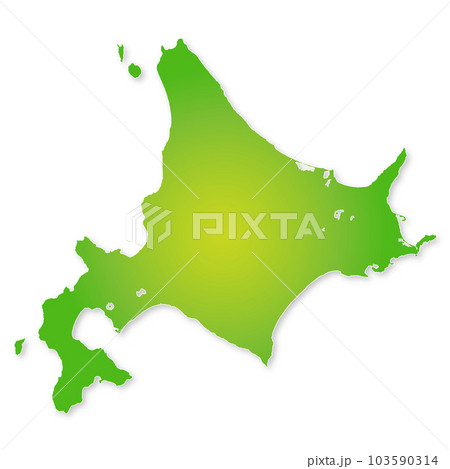 北海道地図 103590314