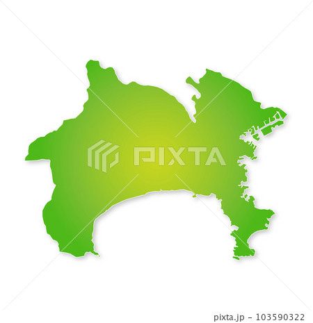 神奈川県地図 103590322