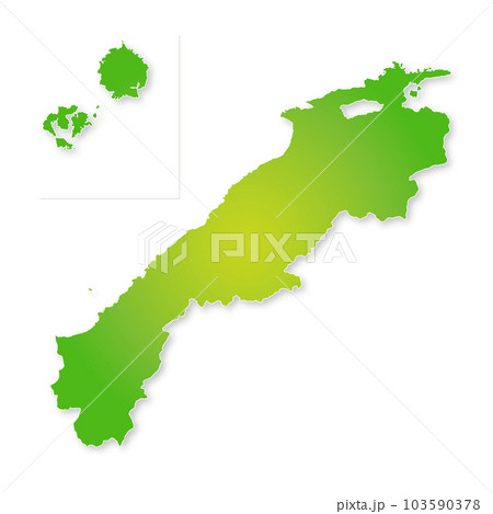 島根県地図 島根県地図 103590378