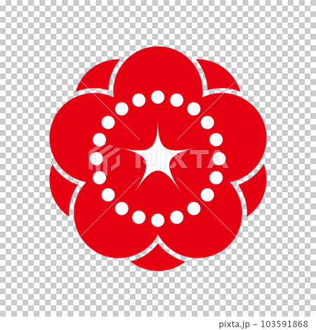 梅の花のベクターイラストアイコン 103591868