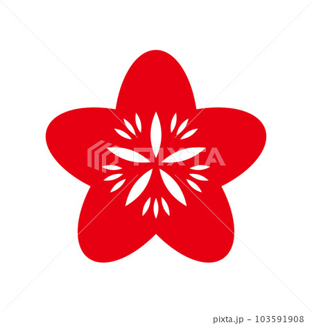 梅の花のベクターイラストアイコン 103591908