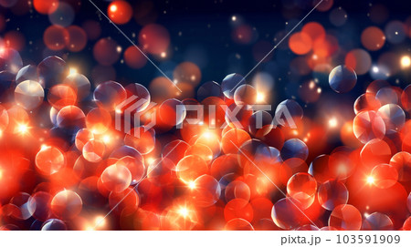 Generative AI, a bokeh effect for a glamorous and festive website design 103591909
