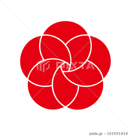梅の花のベクターイラストアイコン 103591919