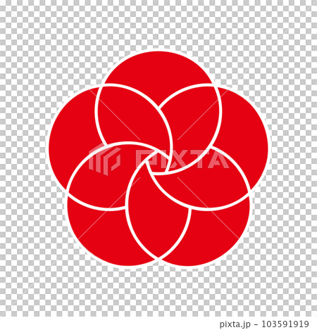 梅の花のベクターイラストアイコン 103591919