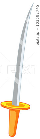 Isolated katana sword cartoon 103592745