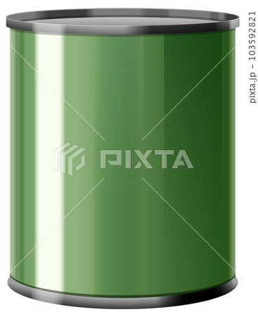 Blank Tin Can Template for Label Design 103592821