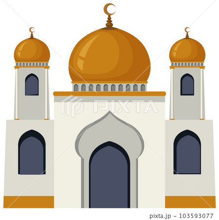 Mosque Building Vector Design 103593077