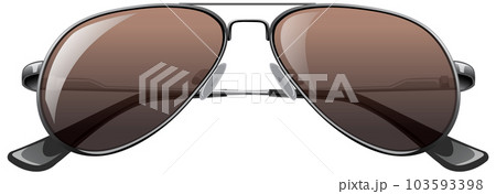 Stylish Aviator Glasses Vector Stylish Aviator Glasses Vector 103593398