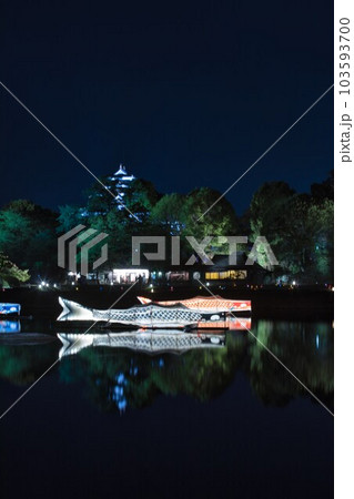 後楽園 幻想庭園 鯉とのコラボ 後楽園 幻想庭園 鯉とのコラボ 103593700