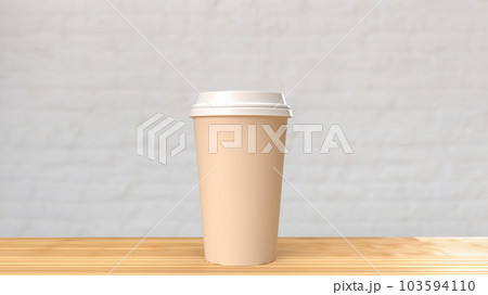 The coffee on wood table for Background concept 3d rendering The coffee on wood table for Background concept 3d rendering 103594110