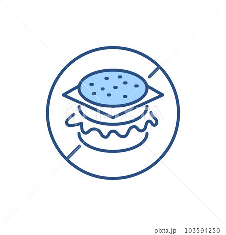 No Fast Food related vector icon. No Fast Food related vector icon. 103594250