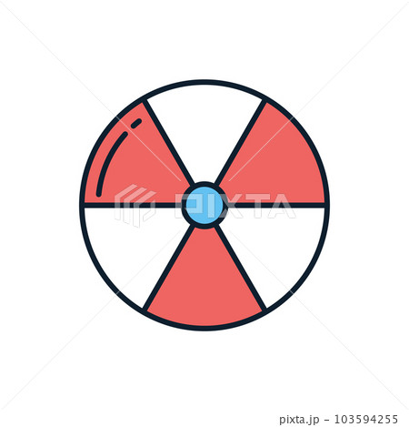 Radioactive related vector icon. Radioactive related vector icon. 103594255