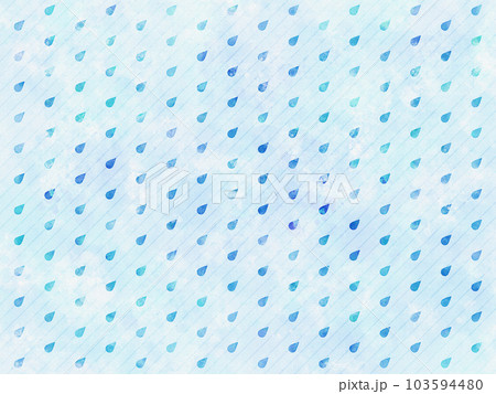 背景画像 バックグラウンド 白バック 素材 キャンバス 水彩 雨 雫 青色 梅雨 6月 水 背景画像 バックグラウンド 白バック 素材 キャンバス 水彩 雨 雫 青色 梅雨 6月 水 103594480