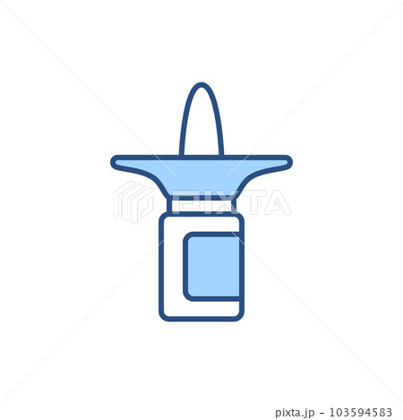 Nasal Spray related vector icon. 103594583