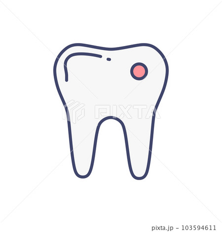 Tooth related vector icon. Tooth related vector icon. 103594611