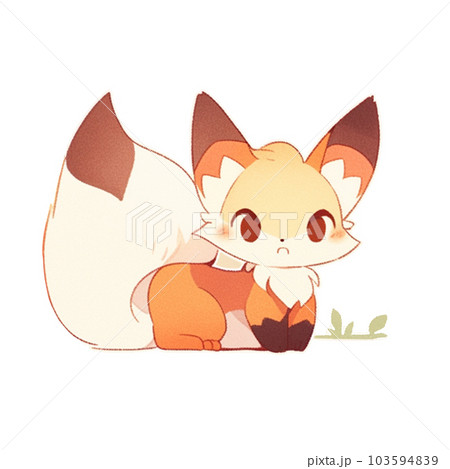 Baby Fox Drawing Cute Fox Art Baby Fox Design Postcard | Zazzle