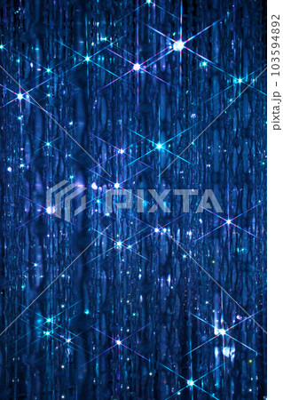 イルミネーション　ブルー　縦 103594892