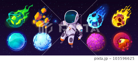 Palavra Jogo Puzzle Grade Com Desenhos Animados Planetas Espaciais Cor  imagem vetorial de Seamartini© 547896598