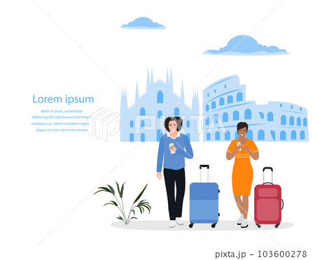 People Travel Tourist Italy Europe Summer Holiday 103600278