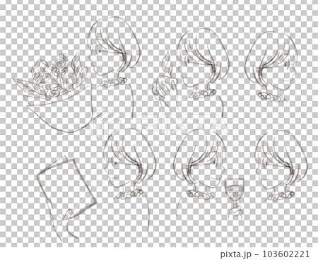 一個女人戴眼鏡圖案的配置文件 103602221