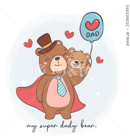 Daddy bear on sale teddy bear