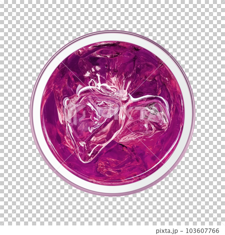 Illustration real of grape juice in a glass Illustration real of grape juice in a glass 103607766