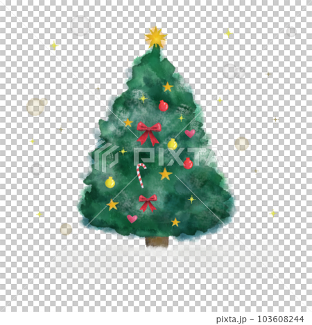 Christmas tree illustration 103608244
