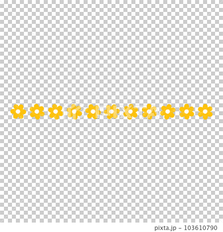 Flower dot line frame border 103610790