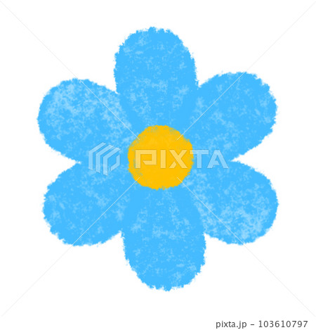 Flower dot line frame border 103610797