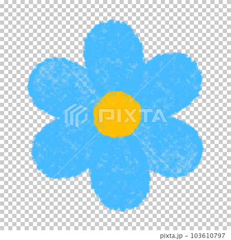 Flower dot line frame border 103610797