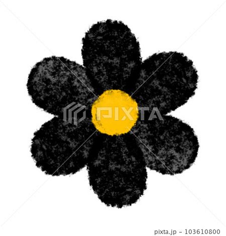 Flower dot line frame border 103610800