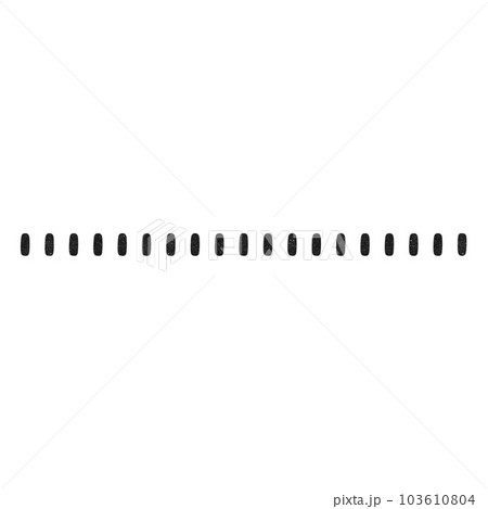 Flower dot line frame border 103610804