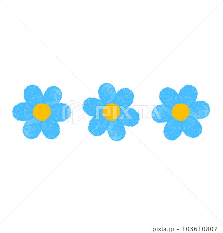 Flower dot line frame border 103610807