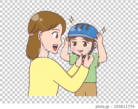 孩子和媽媽頭盔 103611754