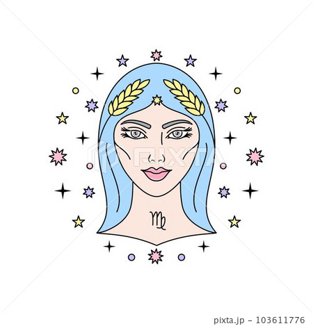 Virgo zodiac sign 103611776