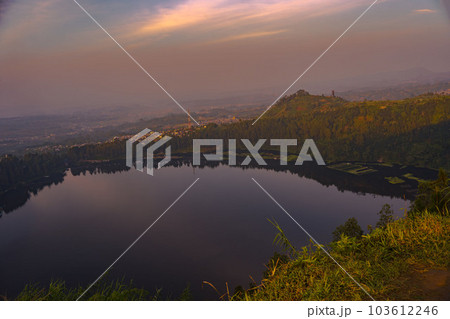 Telaga Menjer or Lake Menjer in Wonosobo, Central java, Indonesia 103612246